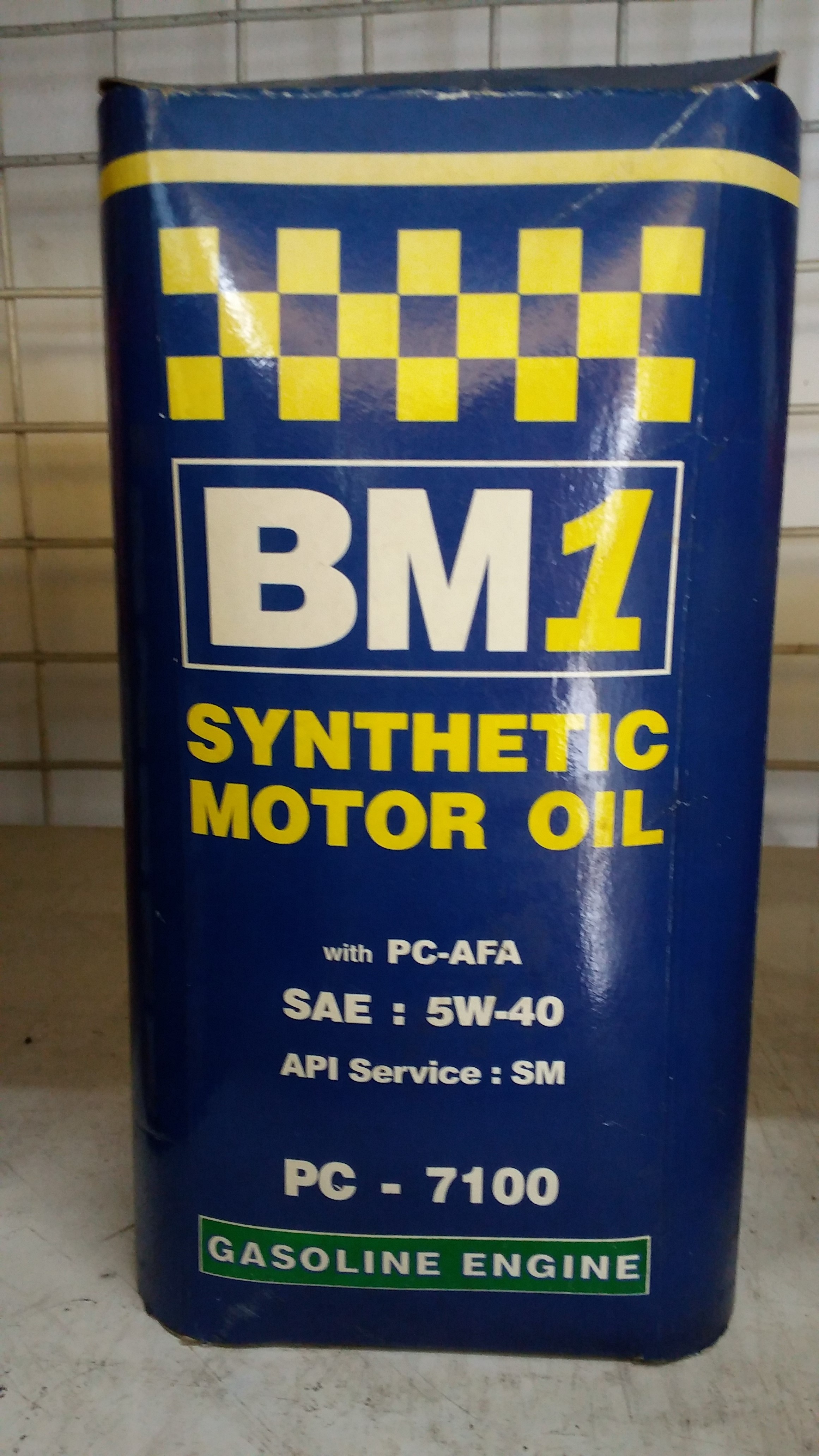 Bm 1 Syntetic Motor Oil Gasolin Engine 5W-40